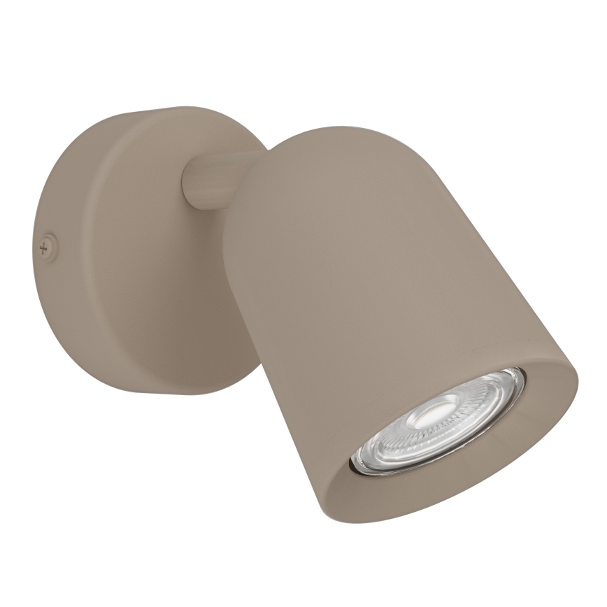 Eglo - Aplique de parede com spot 1xGU10/5W/230V bege