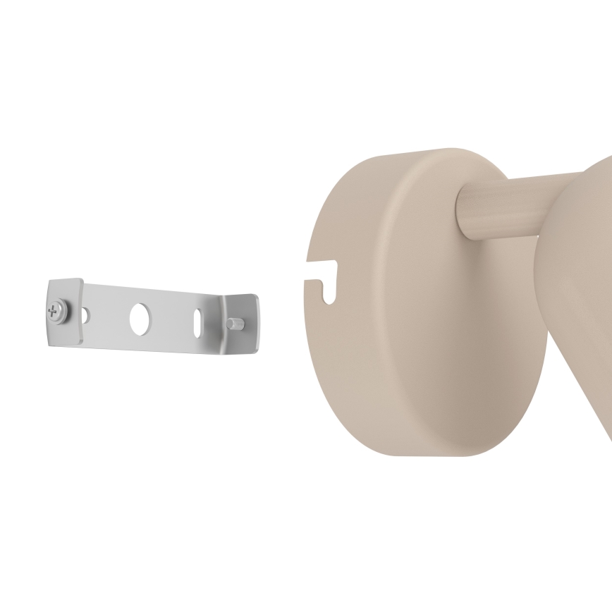 Eglo - Aplique de parede com spot 1xGU10/5W/230V bege