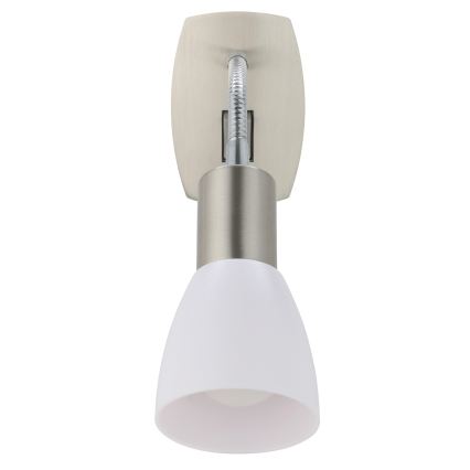 Eglo - Aplique de parede para tomada 1xE14/5W/230V cromado fosco