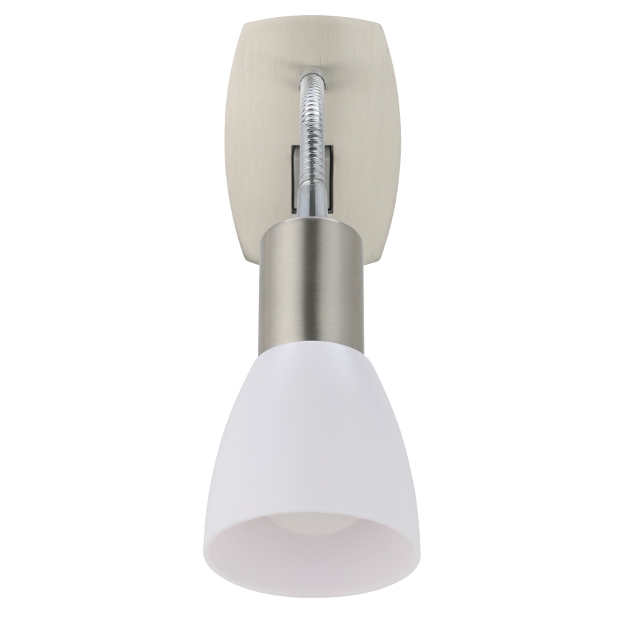 Eglo - Aplique de parede para tomada 1xE14/5W/230V cromado fosco