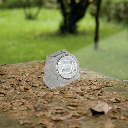 Eglo 90494 - Pedra leve solar 4xLED/0,06W/1xAA IP44