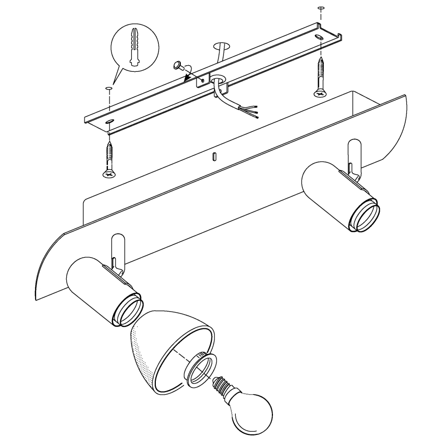 EGLO - Foco 2xE14/40W