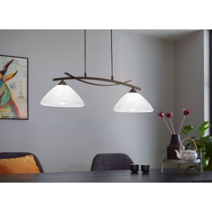 EGLO - Candelabro 2xE27/60W/230V