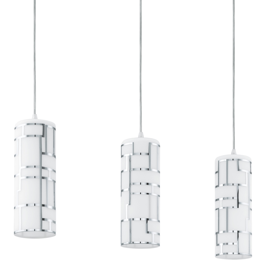 Eglo - Candelabro suspenso 3xE27/60W/230V