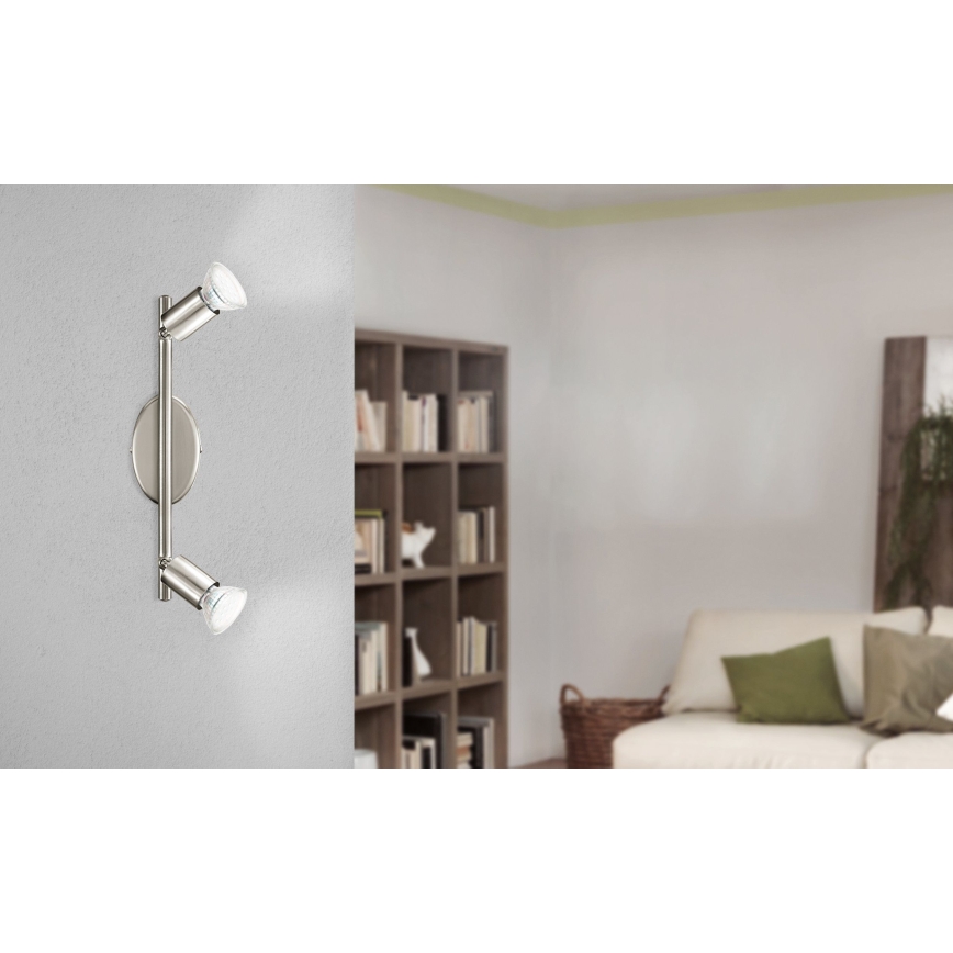 Eglo - Foco LED 3xGU10-LED/2,8W/230V