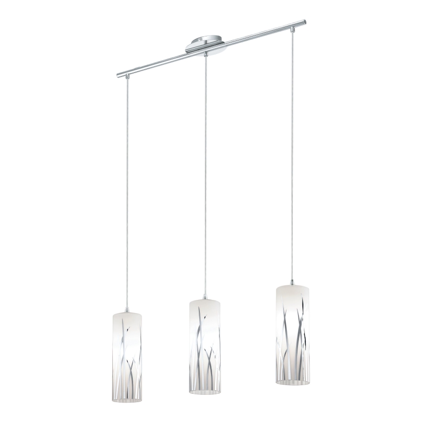 Eglo - Candeeiro suspenso RIVATO 3xE27/60W/230V