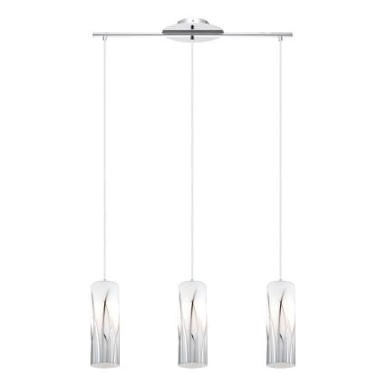Eglo - Candeeiro suspenso RIVATO 3xE27/60W/230V