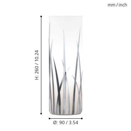 Eglo - Lâmpada de mesa 1xE27/60W/230V