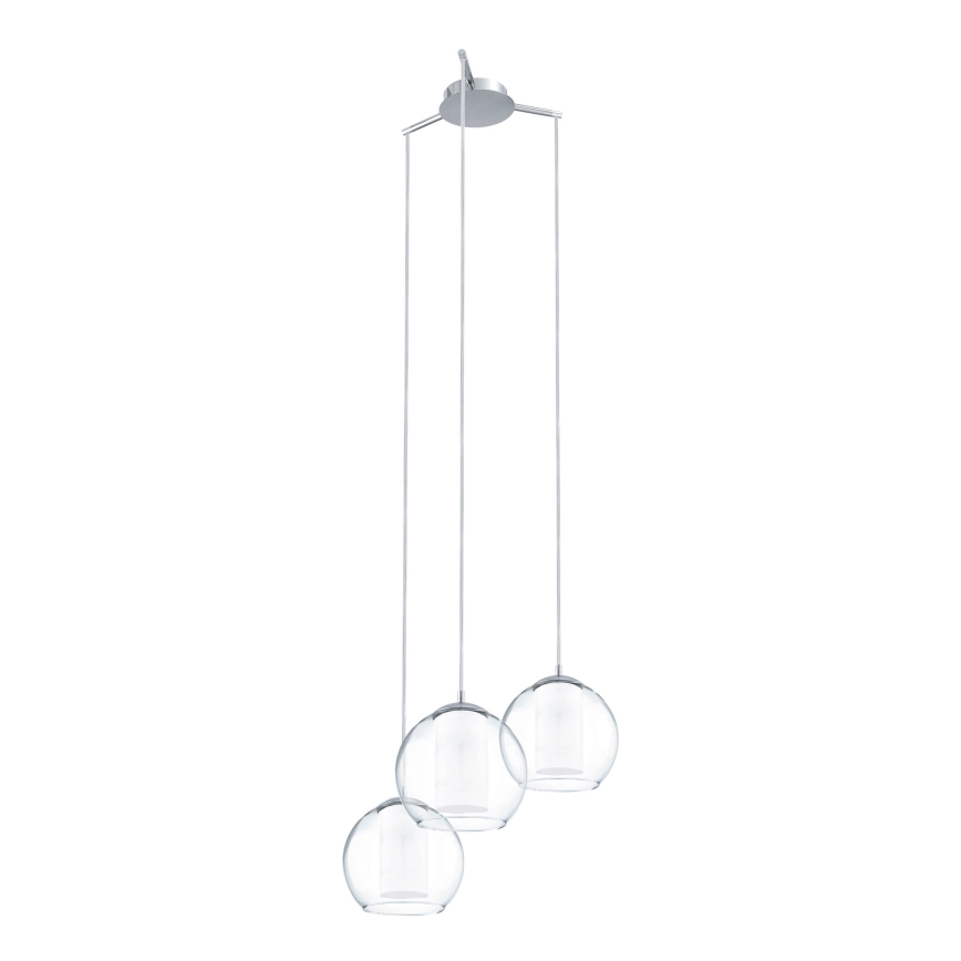 Eglo 92762 - Lustre suspenso com cabo BOLSANO 3xE27/60W
