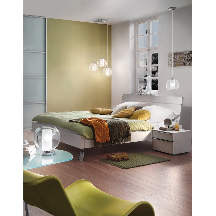 Eglo 92762 - Lustre suspenso com cabo BOLSANO 3xE27/60W