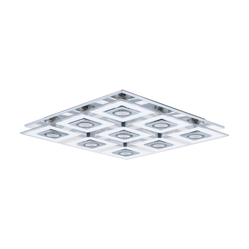 Eglo - Luz de teto LED 9xGU10/3W/230V