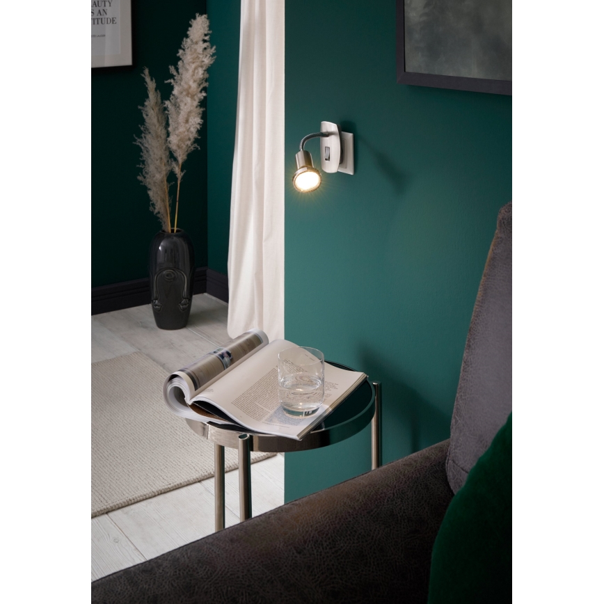 Eglo - Iluminação de tomada LED 1xGU10-LED/3W/230V