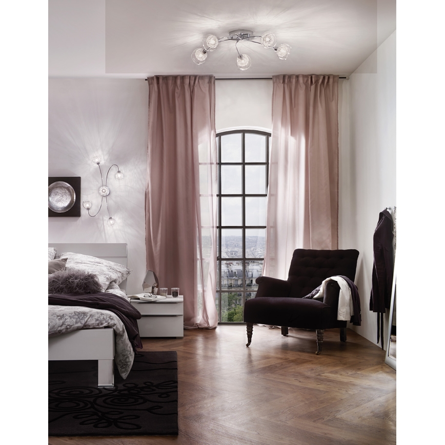 Eglo 93055 - Luz de teto OVIEDO 5XG9/33W/230V