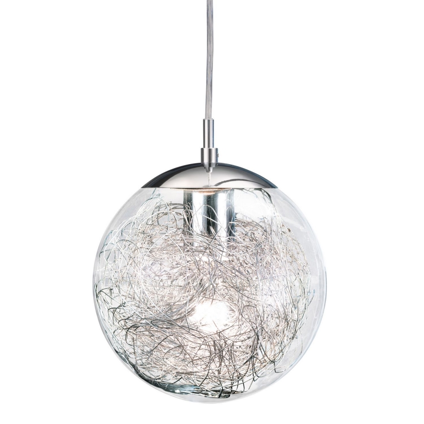 Eglo 93073 - Lustre suspenso com cabo LUBERIO 1xE27/60W/230V Ø 25 cm