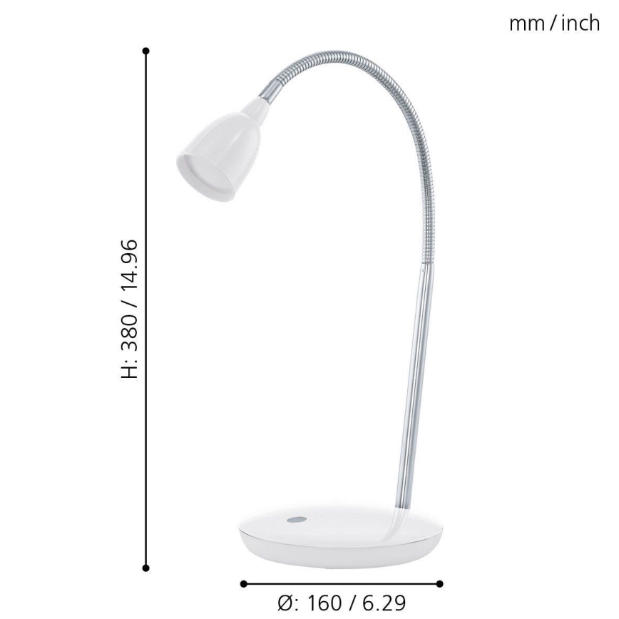 Eglo - Candeeiro de mesa LED 1xLED/3W/230V