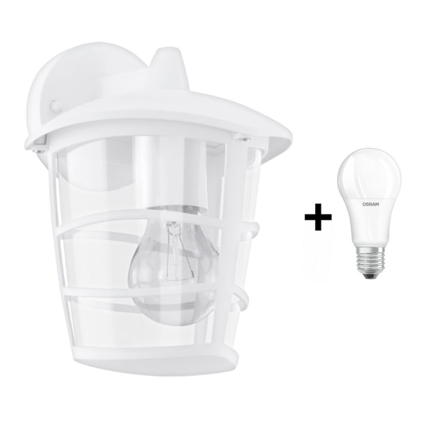 Eglo - Luz de parede LED de exterior 1xE27/8,5W/230V IP44