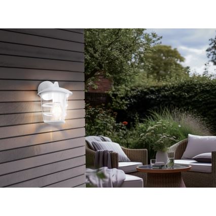 Eglo - Luz de parede LED de exterior 1xE27/8,5W/230V IP44