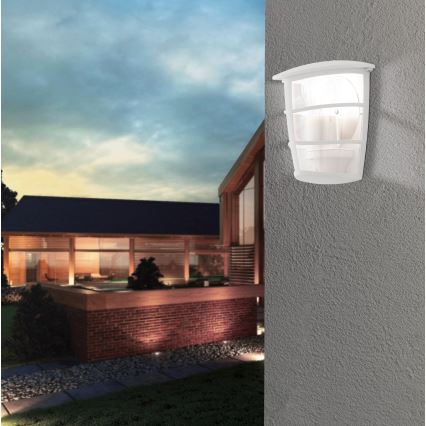 Eglo - Luz de parede LED de exterior 1xE27/8,5W/230V IP44