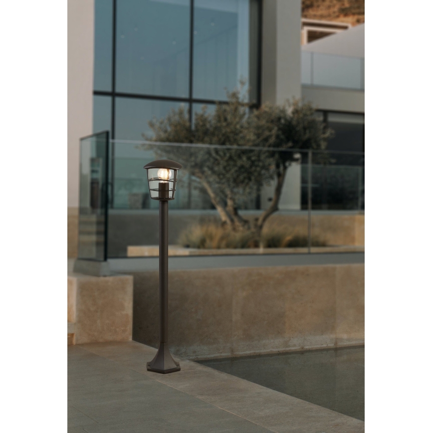 Eglo - Candeeiro LED para exterior 1xE27/8,5W/230V IP44 preto
