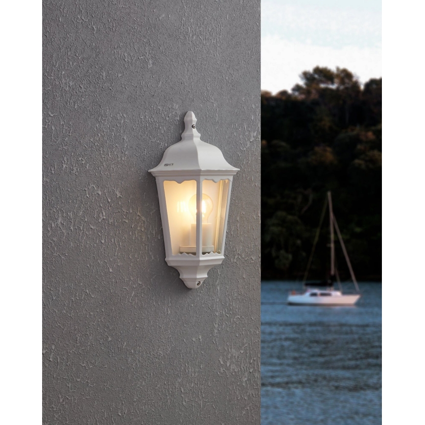 Eglo 93448 - Luz de parede de exterior NAVEDO 1xE27/60W/230V IP44