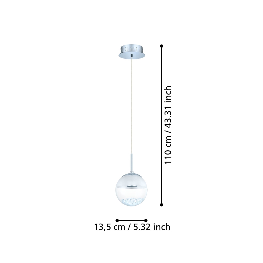 Eglo - Candeeiro suspenso LED/5W/230V