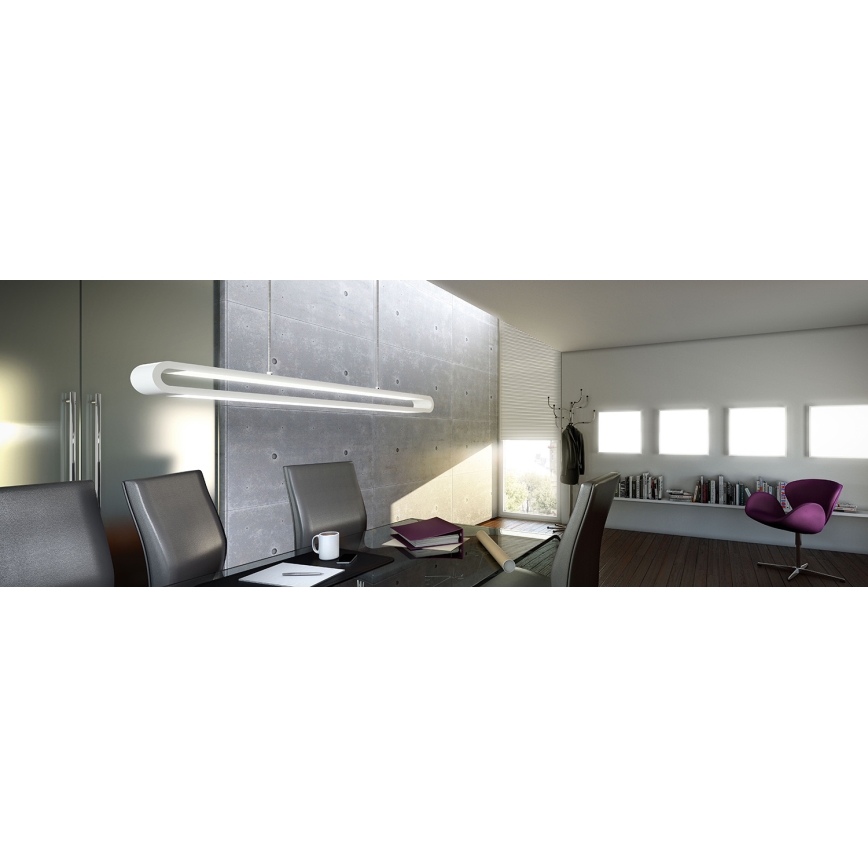 Eglo 93943 - Luminária de teto LED dimmerizável IDUN 2 LED/39W/230V com comando à distância