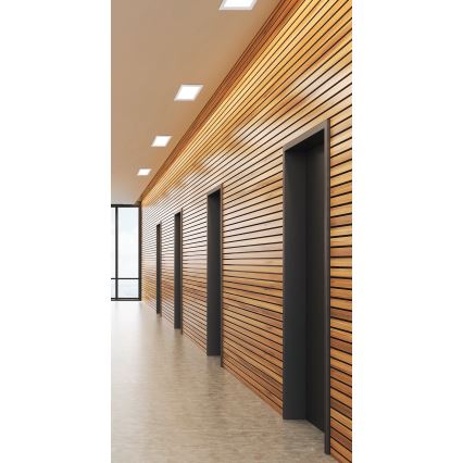 Eglo 94061 - Luminária de embutir LED FUEVA 1 LED/10,95W/230V 17x17 cm