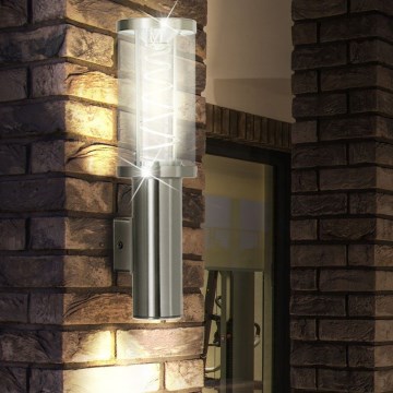 Eglo 94095 - Aplique de parede LED para exterior TRONO 2xGU10/5W/230V IP44