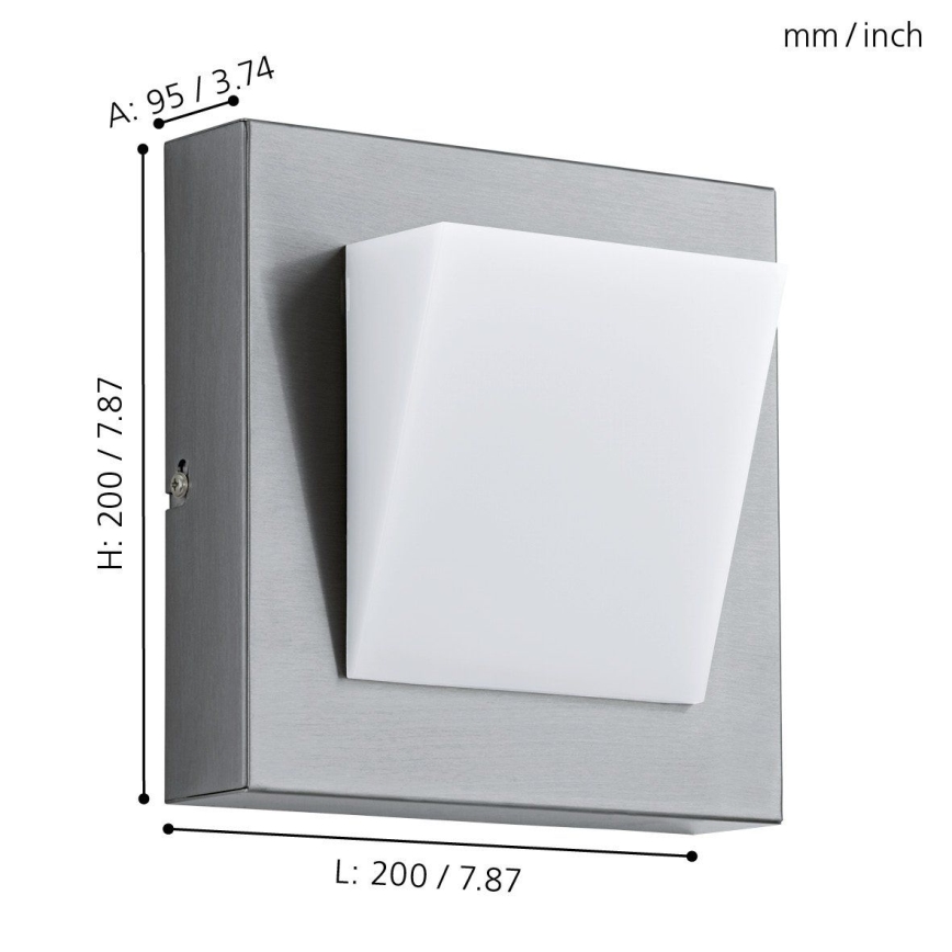 Eglo 94114 - Candeeiro exterior LED GALARY 1 LED/3,7W/230V IP44