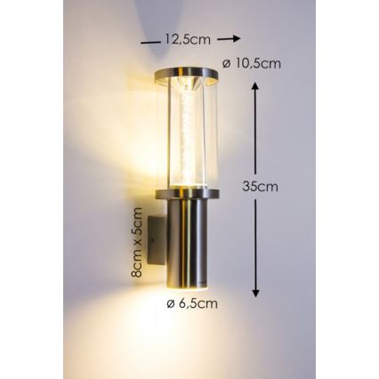 Eglo - Iluminação LED de exterior 1xGU10/3W + LED/3,7W IP44