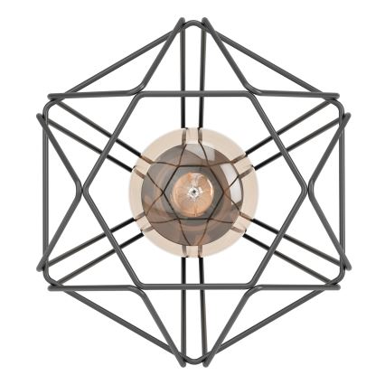 Eglo - Candeeiro de mesa com tomada 1xE27/60W/230V