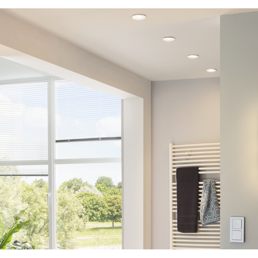 Eglo - Conjunto 3x luminárias LED de embutir PENETO 1xGU10-LED/3W/230V