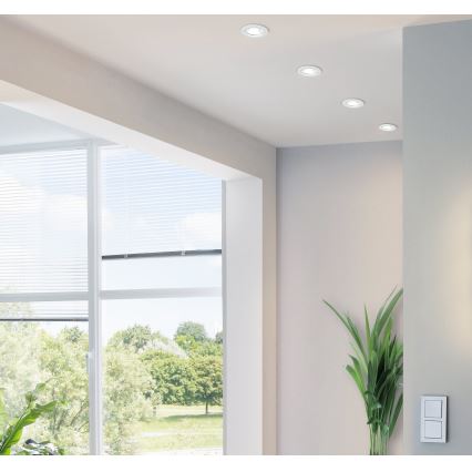 Eglo - Foco de encastrar LED 1xGU10-LED/5W/230V