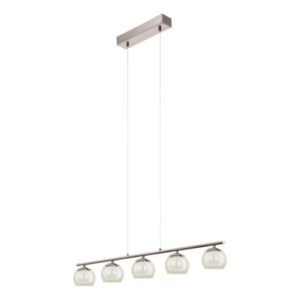 Eglo 94319 - Candeeiro suspenso LED ASCOLESE 5xLED/3,3W/230V