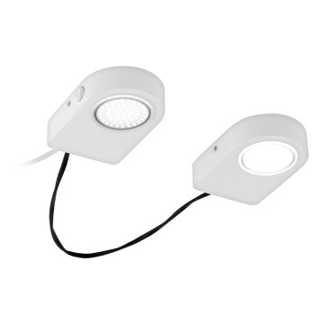Eglo 94515 - CONJUNTO 2x Luz de fundo de armário de cozinha LED LAVAIO 2xLED/3,7W/230V