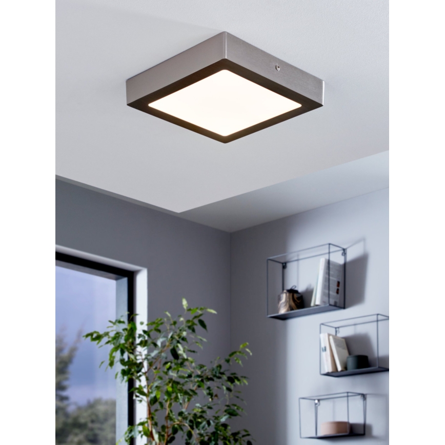 Eglo 94526 - Luminária de teto LED FUEVA 1 LED/16,5W/230V 22,5x22,5 cm