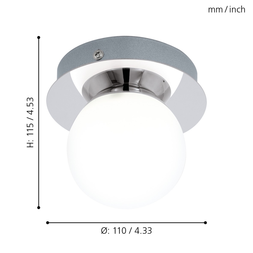Eglo - Candeeiro LED para casa de banho LED/3,3W/230V IP44