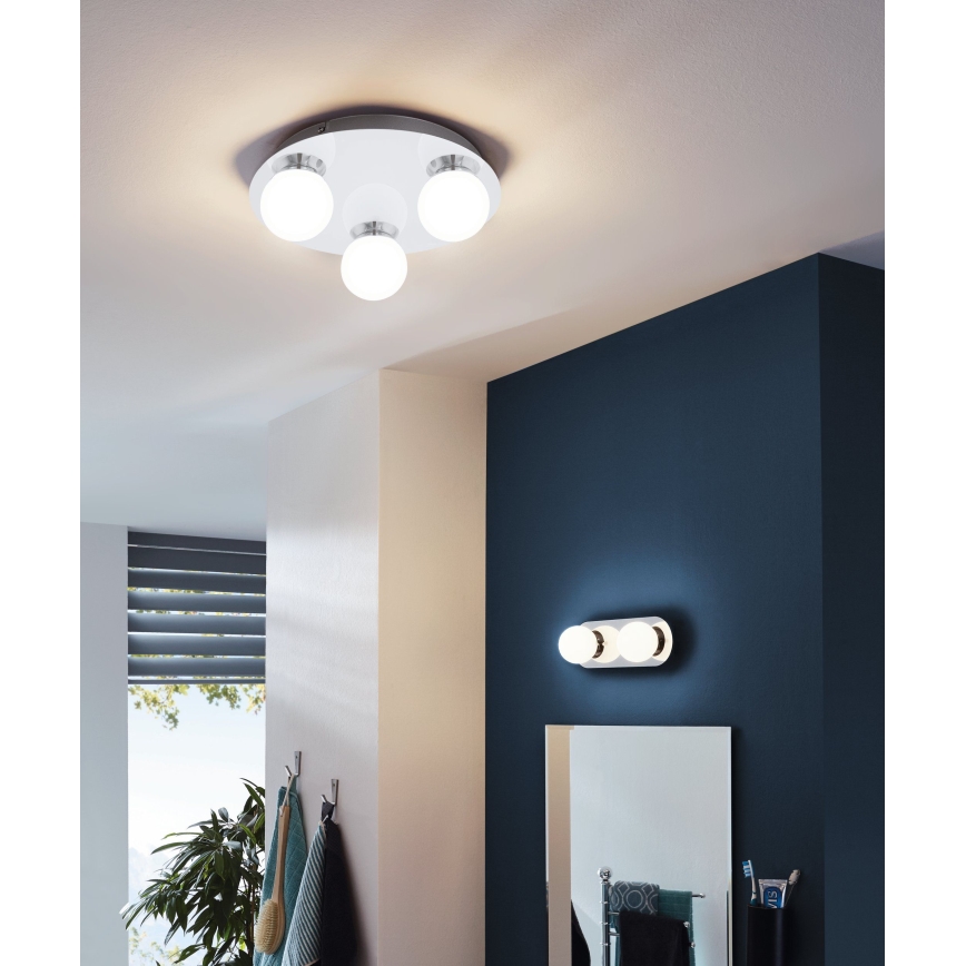 Eglo - Luz para casa de banho LED 2xLED/3,3W/230V IP44