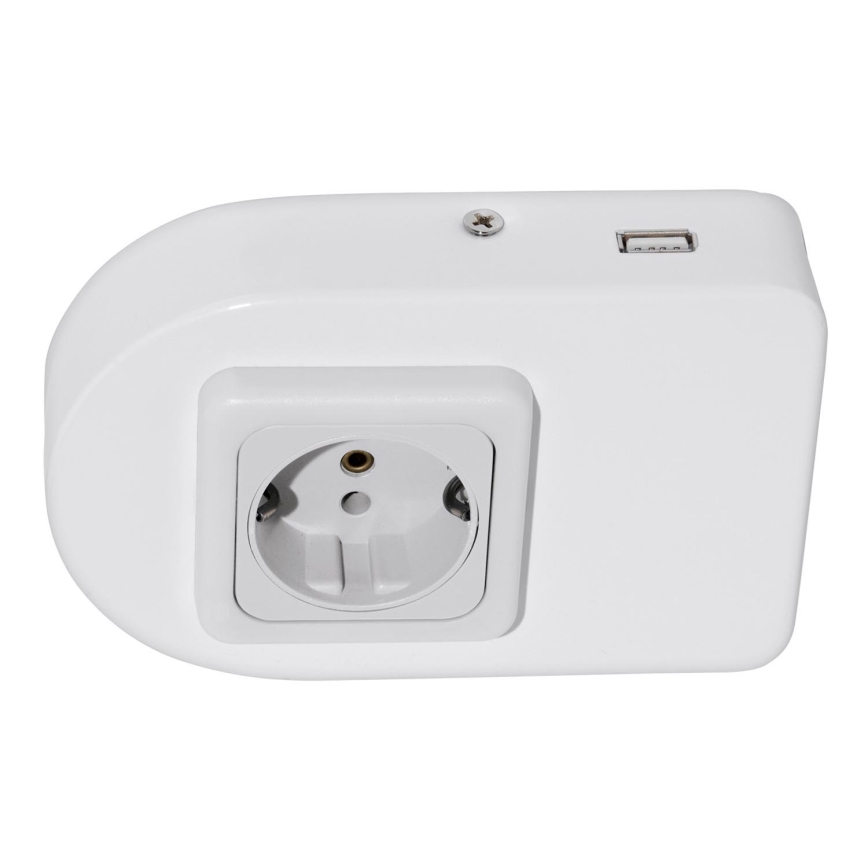 Eglo 94663 - Tomada de armário SCHUKO incluindo USB TAXANO