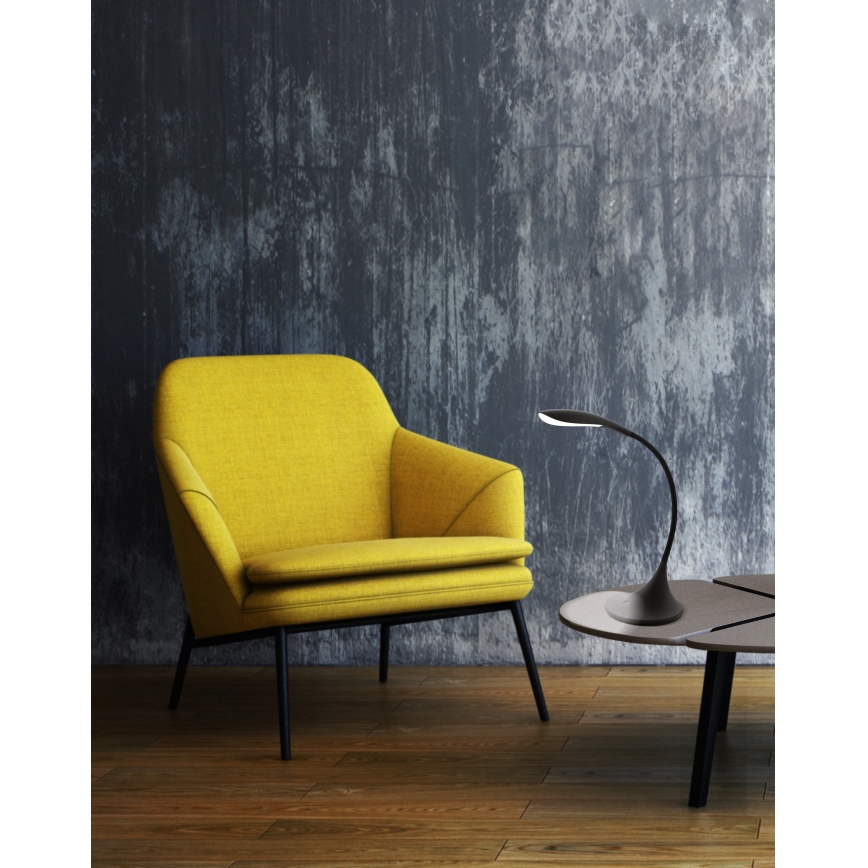 Eglo - candeeiro de mesa LED regulável LED/4,5W/230V preto