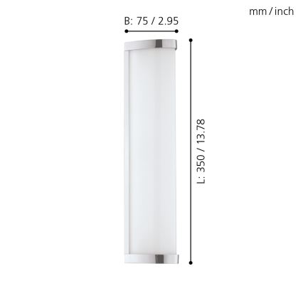 Eglo - Luz para casa de banho LED 2 1xLED/8W/230V IP44