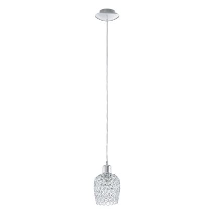 Eglo - Candelabro de cristal 1 1xE27/60W/230V