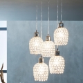 Eglo 94898 - Candeeiro suspenso por cabo BONARES 1 5xE27/60W/230V