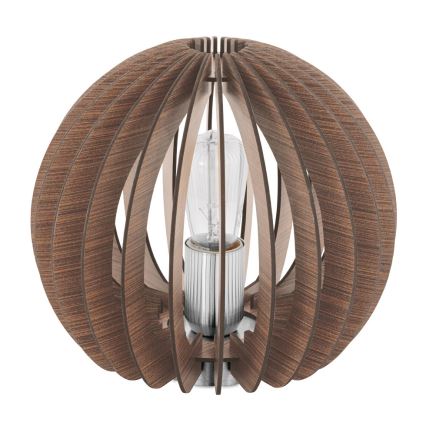 Eglo 94956 - Candeeiro  de mesa COSSANO 1xE27/60W/230V