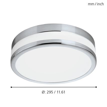 Eglo - Luz para casa de banho LED LED 1xLED/24W/230V IP44
