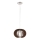 Eglo 95023 - Lustre suspenso por cabo STELLATO 1xE27/60W/230V Ø 30 cm castanho