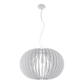 Eglo 95034 - Lustre suspenso em cabo STELLATO 1xE27/60W/230V Ø 70 cm branco