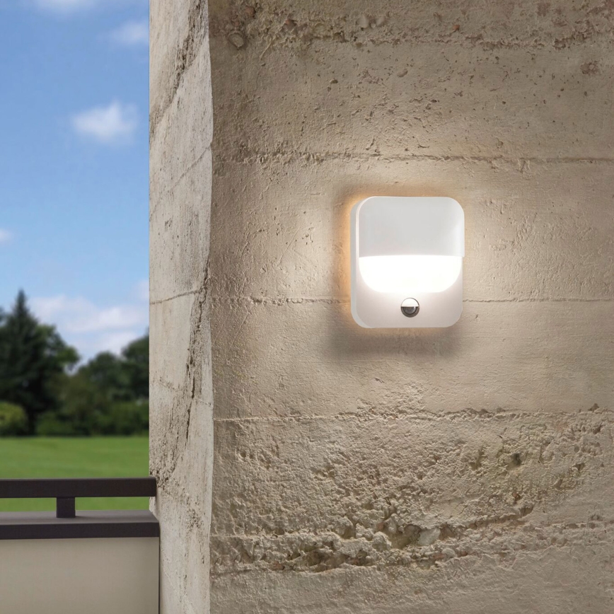 Eglo 95074 - Luz de parede de exterior com sensor TRABADA 1xE27/40W/230V IP44