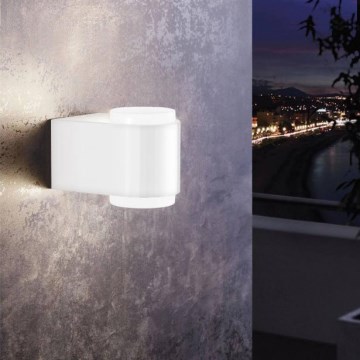 Eglo 95077 - Luz de parede para exterior BRIONES 2xLED/3W/230V IP44