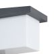 Eglo - Luz de parede de exterior 1 LED/10W/230V IP54